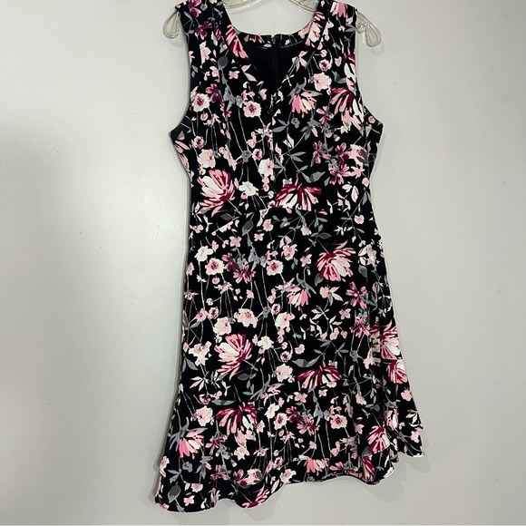 White House Black Market floral midi dress cottagecore coquette Kentucky Derby - Picture 9 of 12